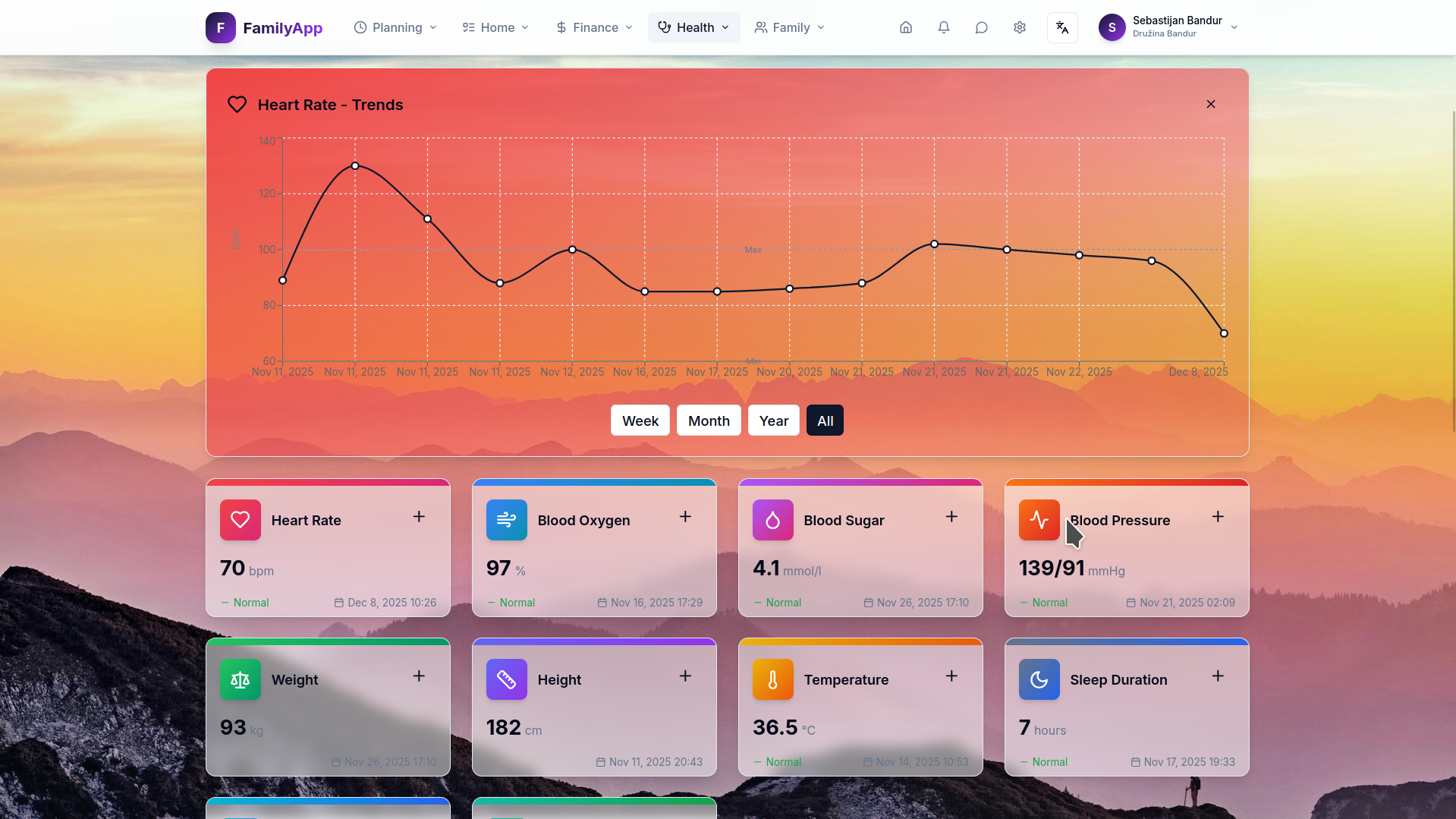 FamilyApp screenshot